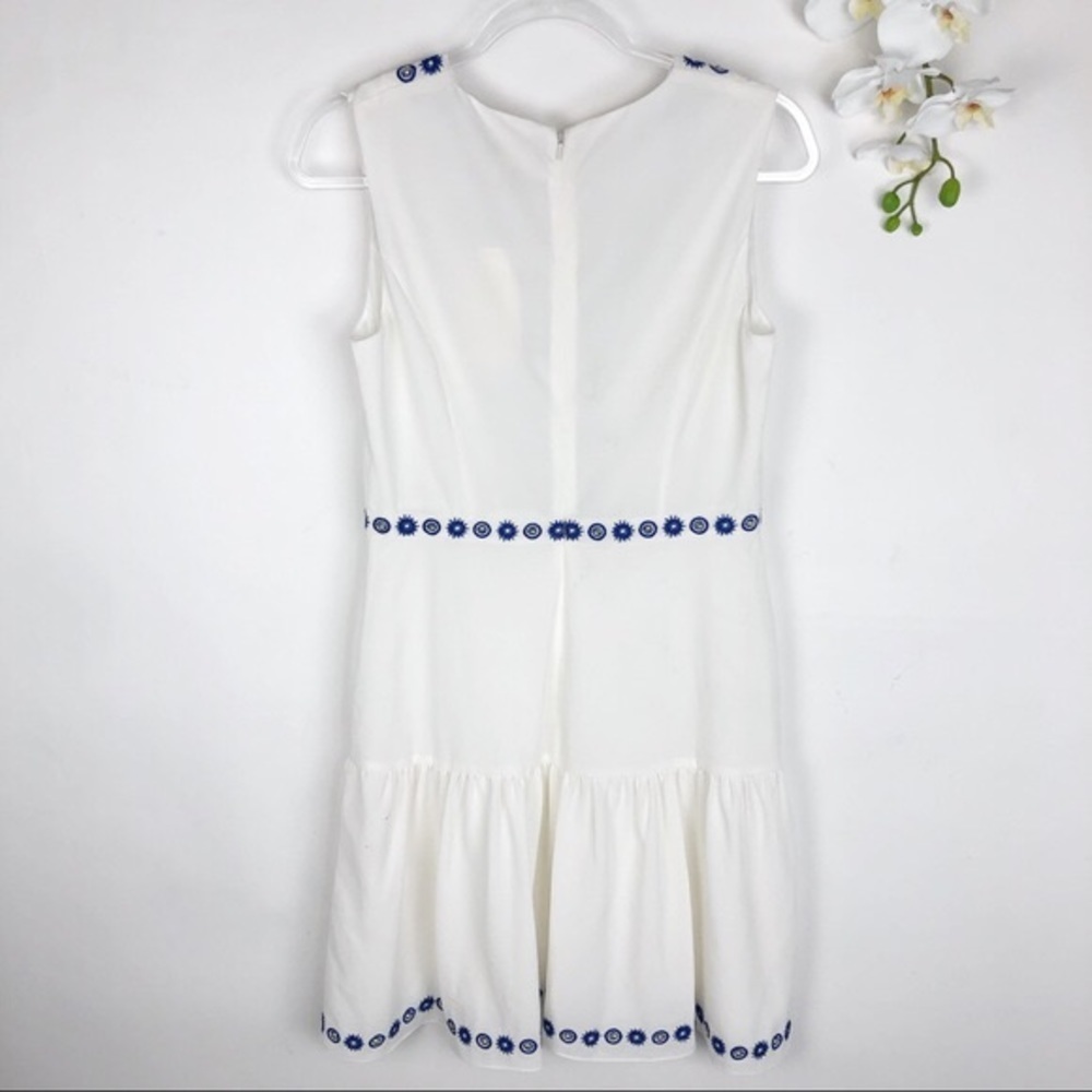 SHOSHANNA Dress Embroidered Studded Honeymoon 6 - Picture 5 of 6